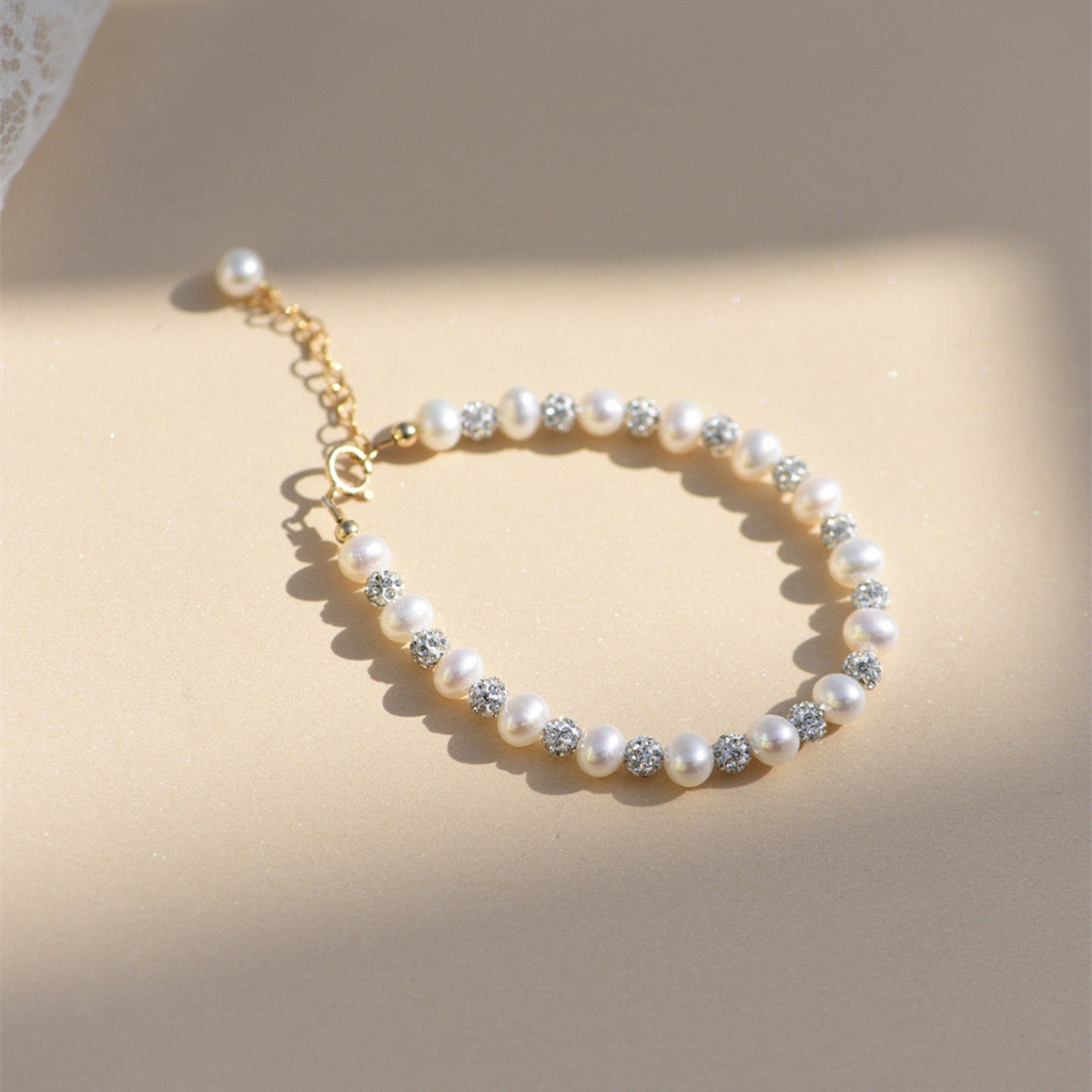 Radiant Pearl Bracelet