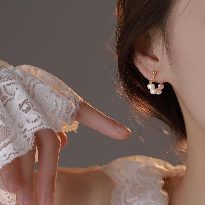 Pearl Orbit Earrings